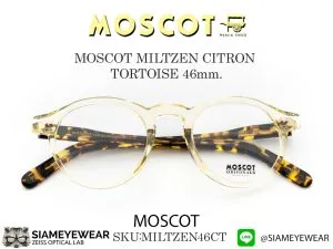 แว่น Moscot Miltzen 46 Citron/Tortoise แว่นตา Moscot แท้