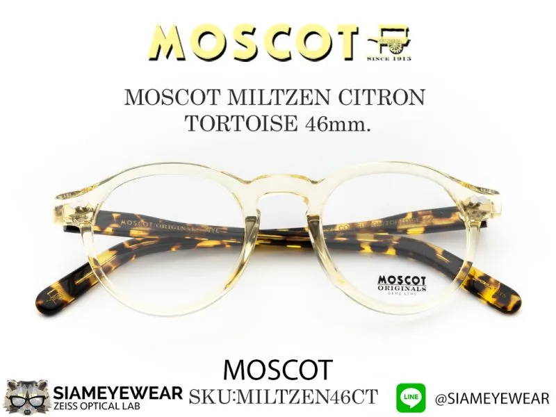 261_1763222036_8350 แว่น Moscot Miltzen 46 Citron/Tortoise แว่นตา Moscot แท้