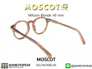 แว่น Moscot Miltzen 49 Blonde แว่นตา Moscot แท้