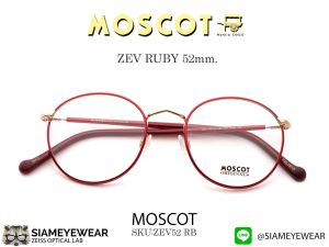 Moscot Zev 52 Ruby