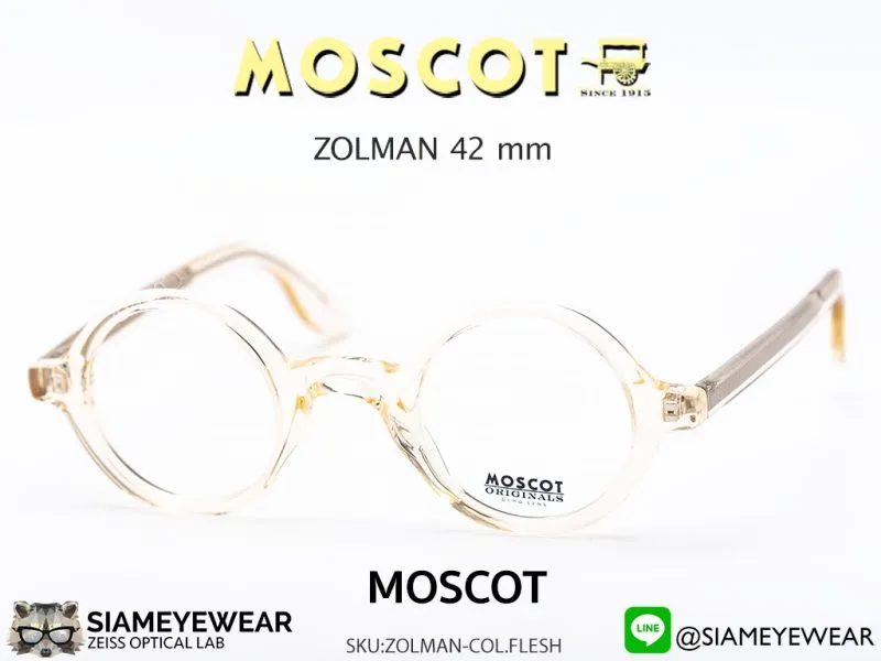 แว่น Moscot Zolman 42 Flesh แว่นตา Moscot แท้