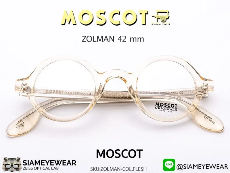 Moscot Zolman 42 Flesh - 5