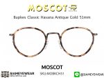 Moscot Bupkes 51 Classic Havana/Antique Gold