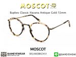 Moscot Bupkes 51 Classic Havana/Antique Gold - 2