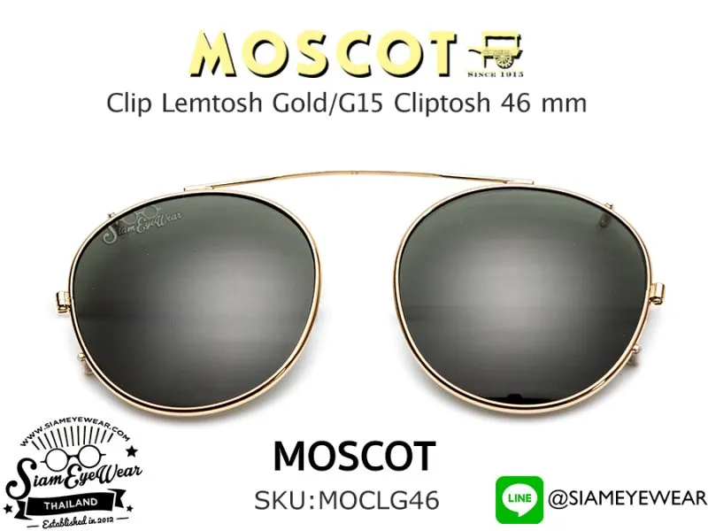 แว่นกันแดด Moscot Cliptosh 46mm แว่น Moscot แท้