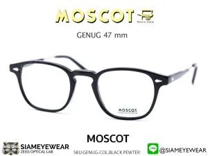 แว่น Moscot Genug 47 Black Pewter แว่นตา Moscot แท้