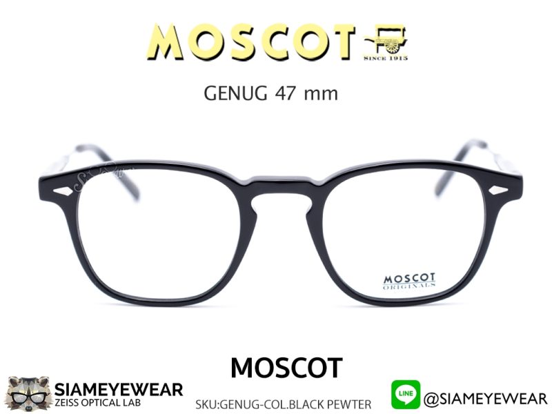 Moscot Genug 47 Black Pewter - 6