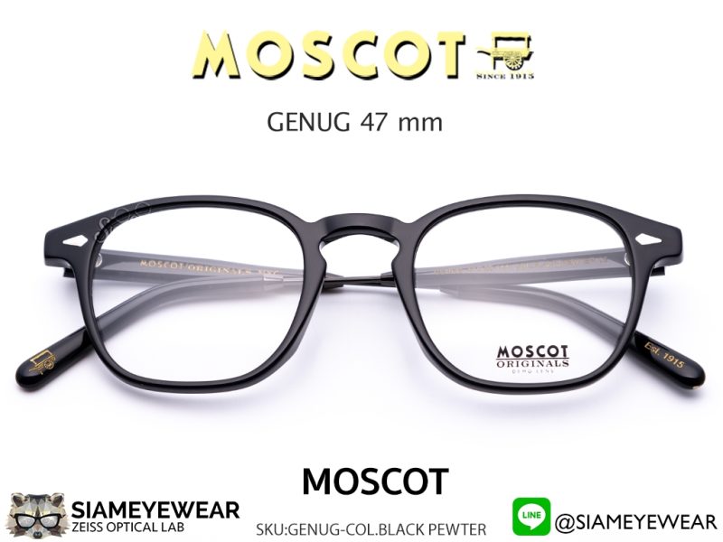 Moscot Genug 47 Black Pewter - 5