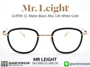 แว่น Mr.Leight Griffith CL 46 Matte Oakhurst Crescent Pewter แว่นตาแท้