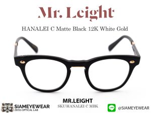 Mr.Leight Hanalei 45 Matte Black 12K White Gold