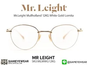 แว่น Mr.Leight Mulholland CL48 12K White Gold Lomita แว่นตาแท้