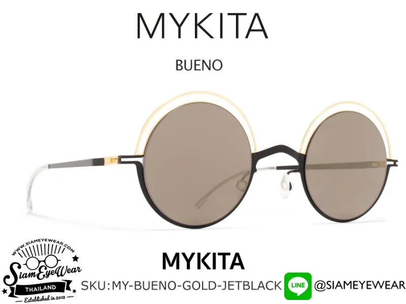 300_1763222052_3029 แว่น Mykita Bueno Col.167 Gold Jet Black/Brilliant Gradient แว่นตาแท้