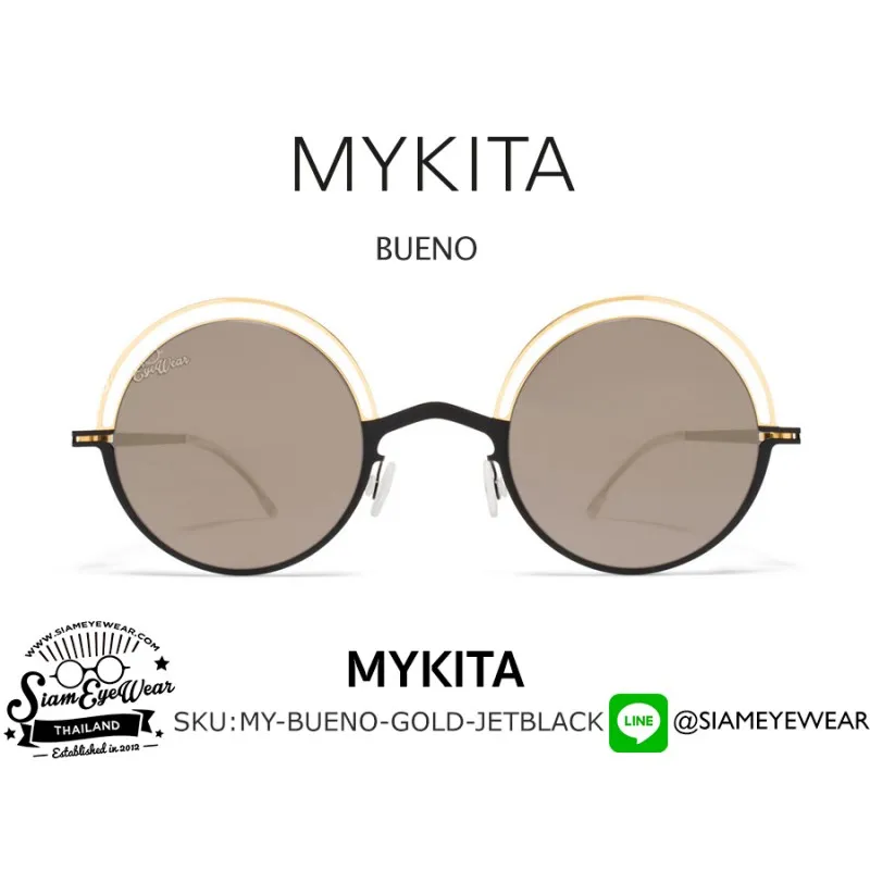 Mykita Bueno Col.167 Gold Jet Black/Brilliant Gradient - 2