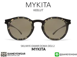 แว่น Mykita Damir Doma 933 Black/Black Drops/Raw Green Solid แว่นตาแท้