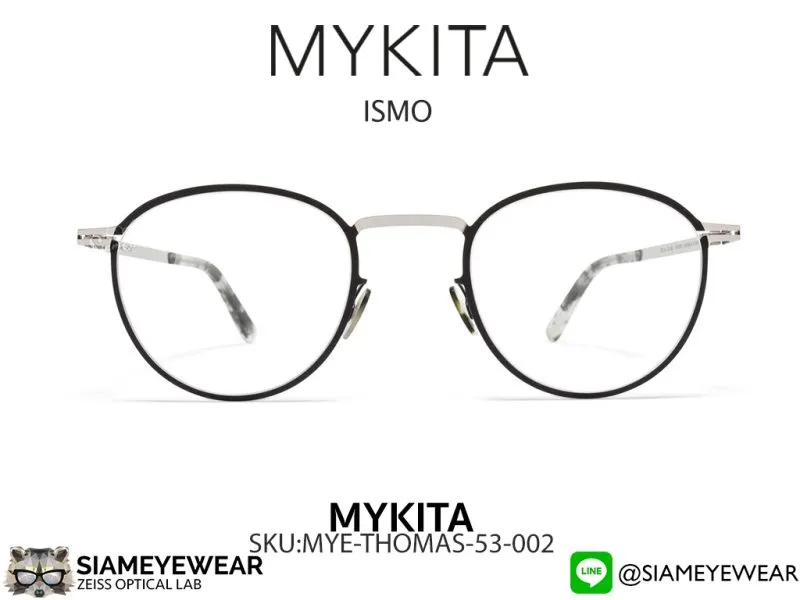 Mykita Ismo 052 Silver Black Clear - 2