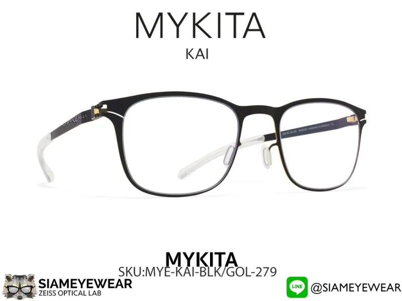Mykita Kai 279 Black/Gold Edges - 2