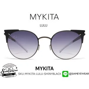 แว่น MYKITA LULU 275 Shiny Black Black/Grey Gradient แว่นตาแท้