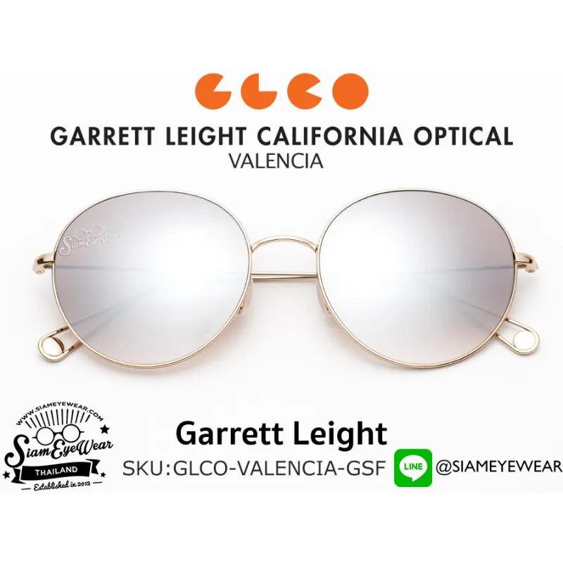 Garrett Leight Valencia Sun Gold/Silver Flash Mirror - 4