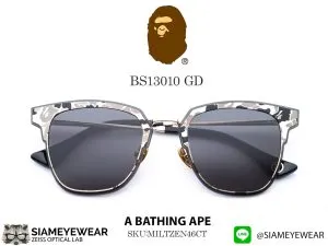 แว่น A BATHING APE BS13010 GD แว่นตาแท้