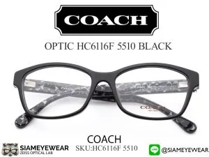 แว่น Coach HC6116F 5510 Black แว่นตาแท้