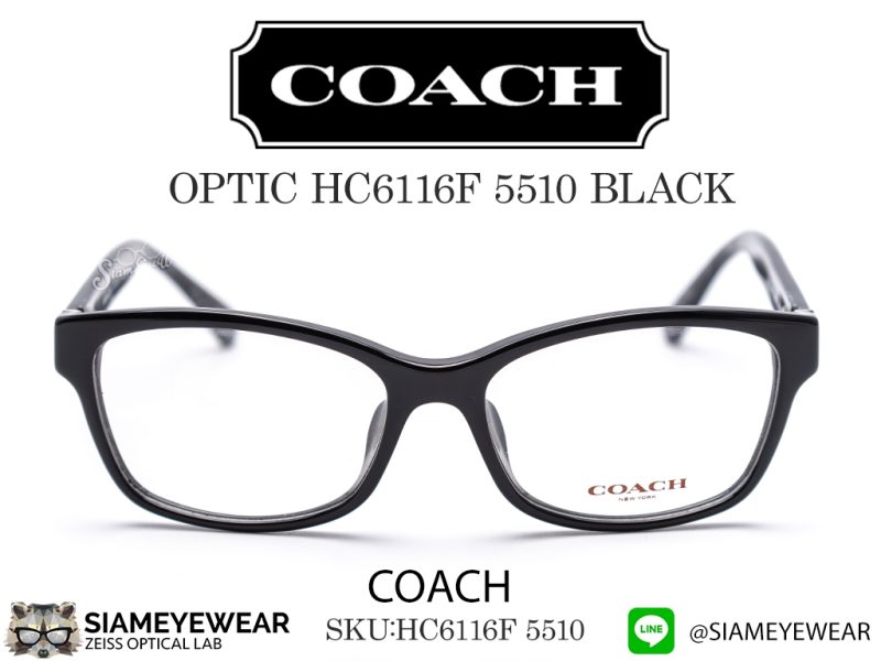 Coach HC6116F 5510 Black - 2