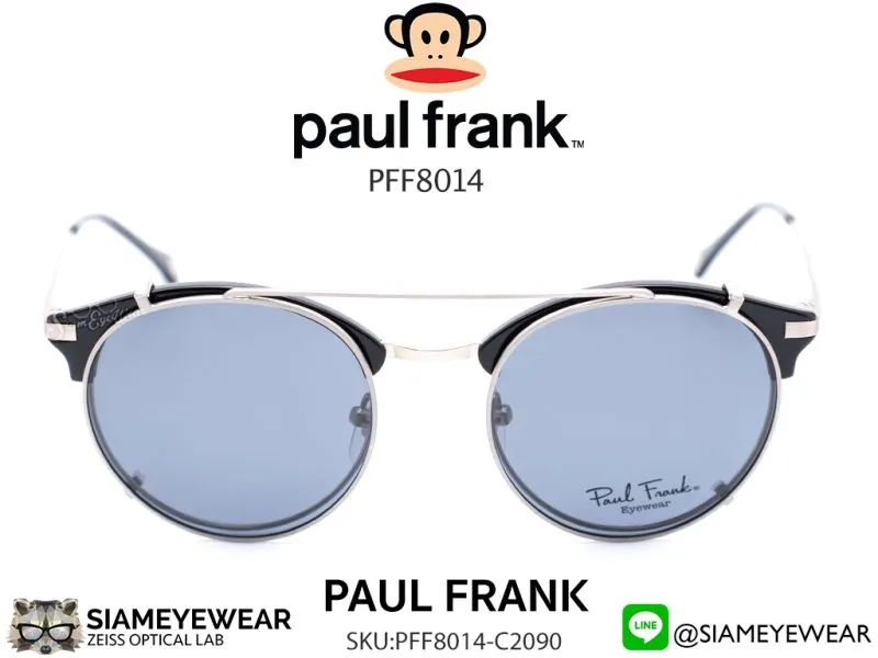 350_1763259406_3895 แว่น Paul Frank Optic PFF 8014 2090 Black Light Grey & Clip Light Grey/Grey แว่นตาแท้