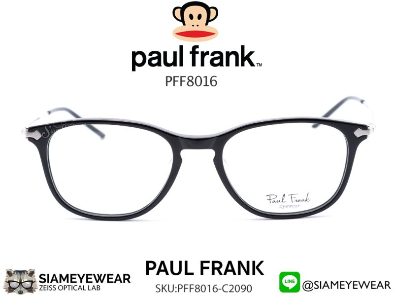 Paul Frank Optic PFF 8016 2090 Black Silver & Clip C8080C Silver Green - 3