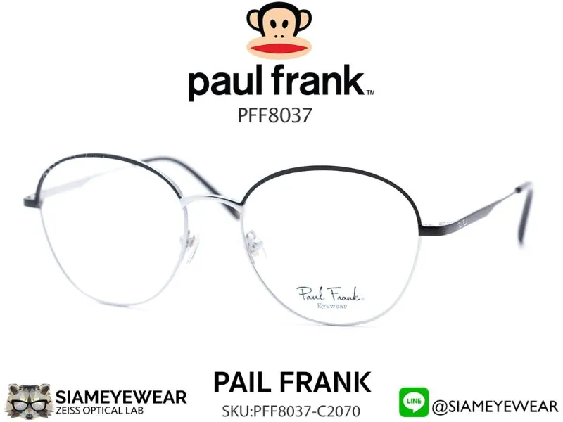 363_1763222081_2191 แว่น Paul Frank Optic PFF 8037 2070 Black Silver แว่นตาแท้