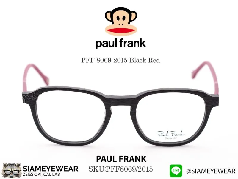 370_1763259423_9152 แว่น Paul Frank Optic PFF 8069 2015 Black Red แว่นตาแท้