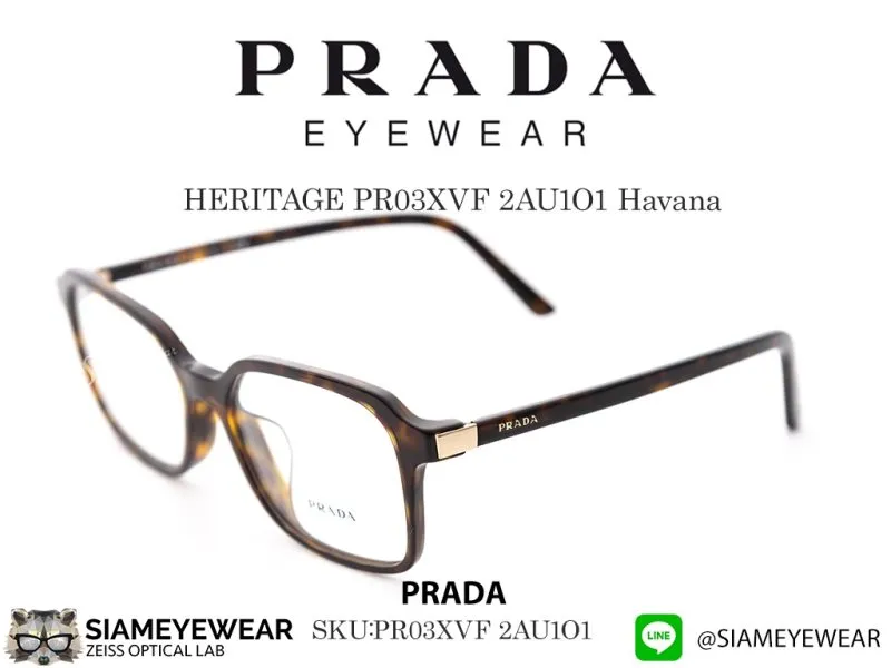 Prada HERITAGE PR03XVF 2AU1O1 Havana - 4