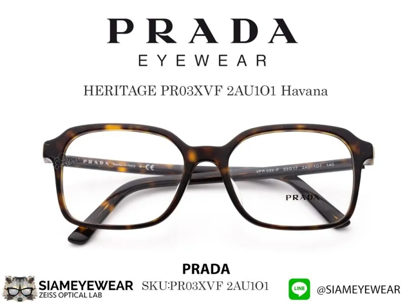 Prada HERITAGE PR03XVF 2AU1O1 Havana - 2