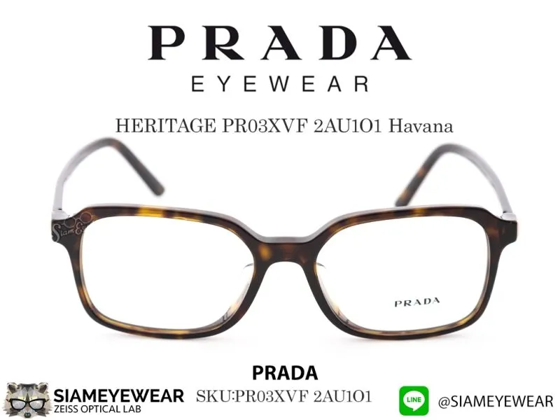 372_1763259424_5349 แว่น Prada HERITAGE PR03XVF 2AU1O1 Havana แว่นตาแท้