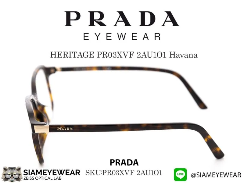 Prada HERITAGE PR03XVF 2AU1O1 Havana - 5