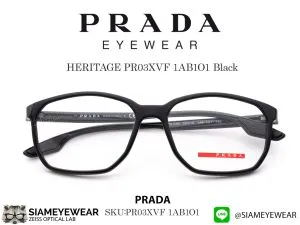 แว่น Prada HERITAGE PR03XVF 1AB1O1 Black แว่นตาแท้