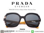 Prada PR16USF CC01A1 Black Yellow Havana Grey