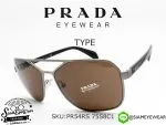 381_1763222087_5398 Prada PR54RS 75S8C1 Silver/Brown - 2