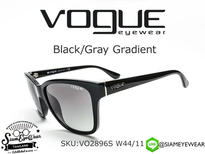 VOGUE VO2896S W44/11 Black/Gray Gradient - 3