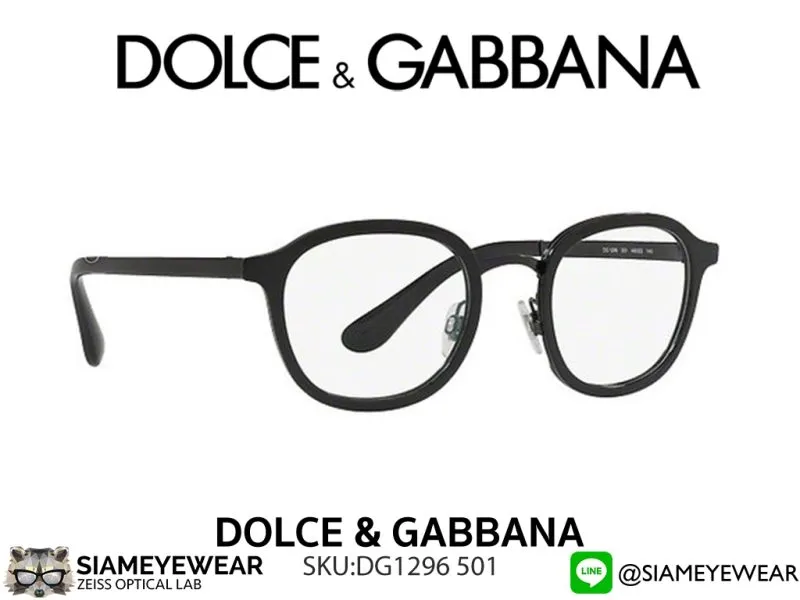403_1763259447_4310 แว่น Dolce & Gabbana Optic DG1296 501 Black แว่นตาแท้