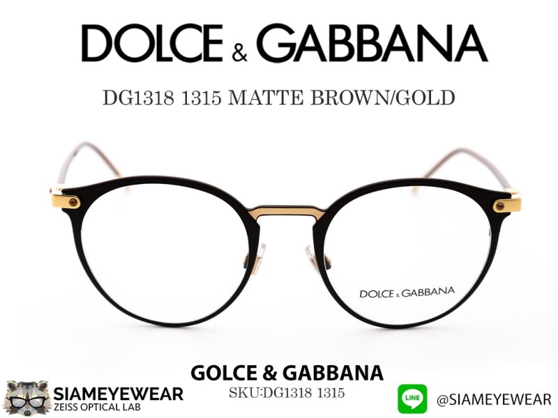 407_1763259450_2760 DOLCE & GABBANA Optic DG1318 1315 MATTE BROWN/GOLD