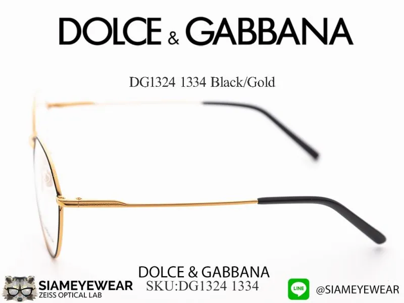 DOLCE & GABBANA DG1324 1334 Black/Gold - 5