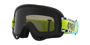 Oakley Goggle O Frame MX OO7029-83 Teal Checks/Dark Grey