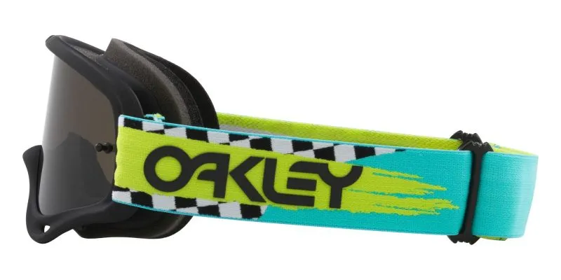 Oakley Goggle O Frame MX OO7029-83 Teal Checks/Dark Grey - 4