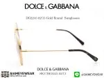 410_1763259453_7945 DOLCE & GABBANA DG2243 02/13 Gold Round Sunglasses - 5
