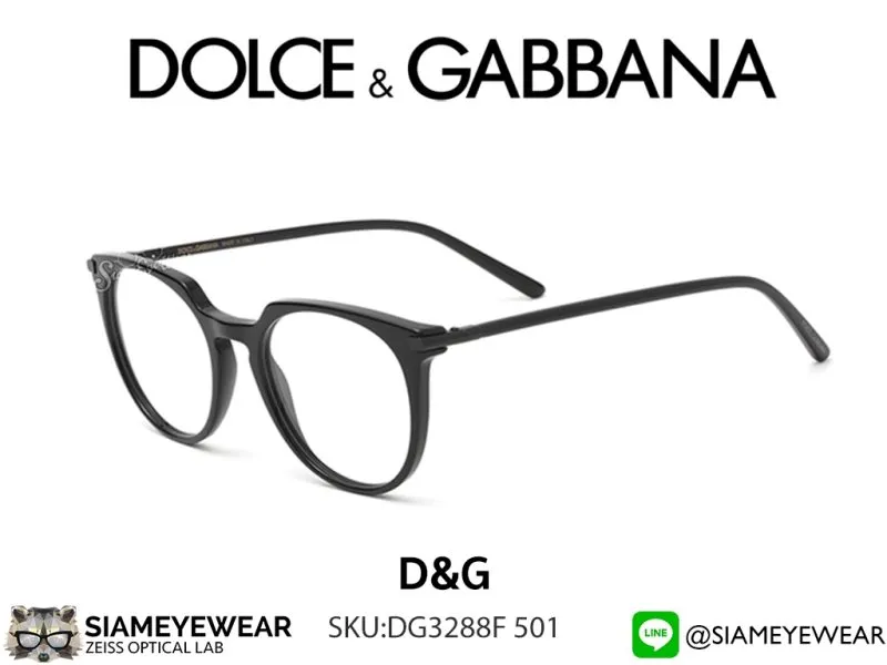 415_1763259456_3918 แว่น DOLCE & GABBANA DG3288F 501 BLACK แว่นตาแท้