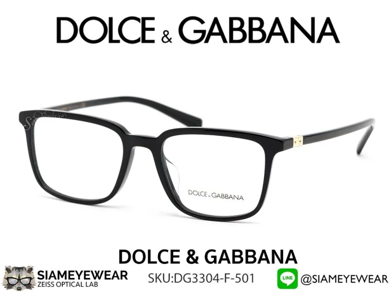 แว่น DOLCE & GABBANA Optic DG3304F 501 แว่นตาแท้