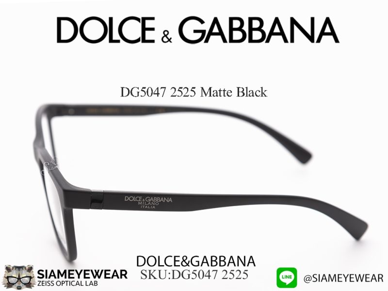 DOLCE & GABBANA OPTIC DG5047 2525 Matte Black - 2