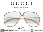 423_1763222100_3149 แว่น Gucci GG0440S 008 Gold Gold Green แว่นตาแท้