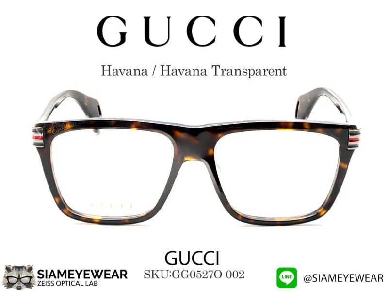 Gucci GG0527O 002 Havana / Havana Transparent - 2