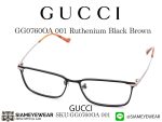 Gucci GG0760OA 001 Ruthenium Black Brown