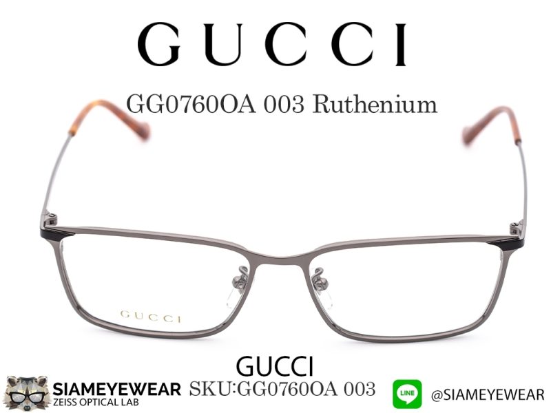 Gucci GG0760OA 003 Metal Ruthenium - 2